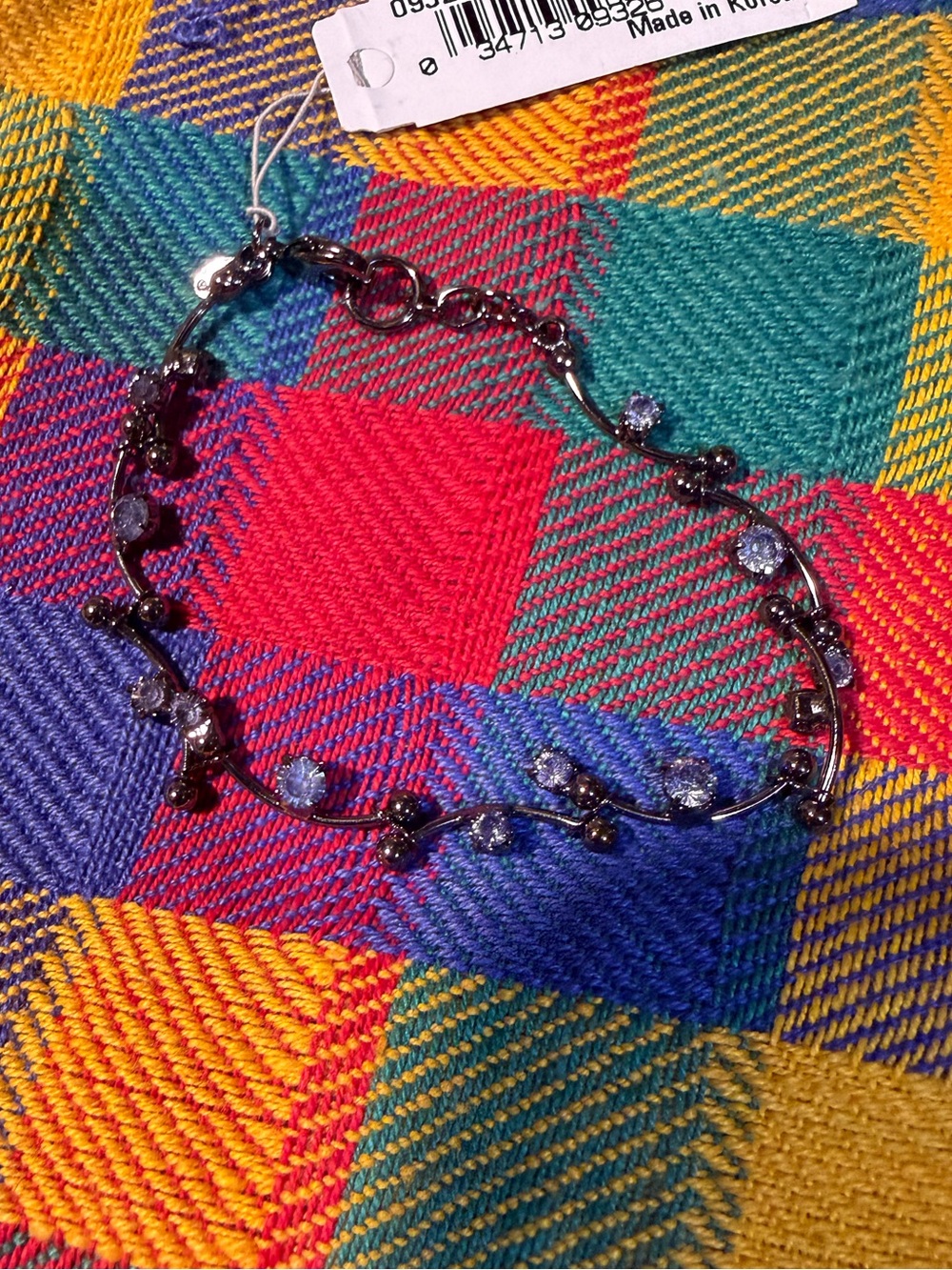 Vintage Monet Purple Crystal Bracelet